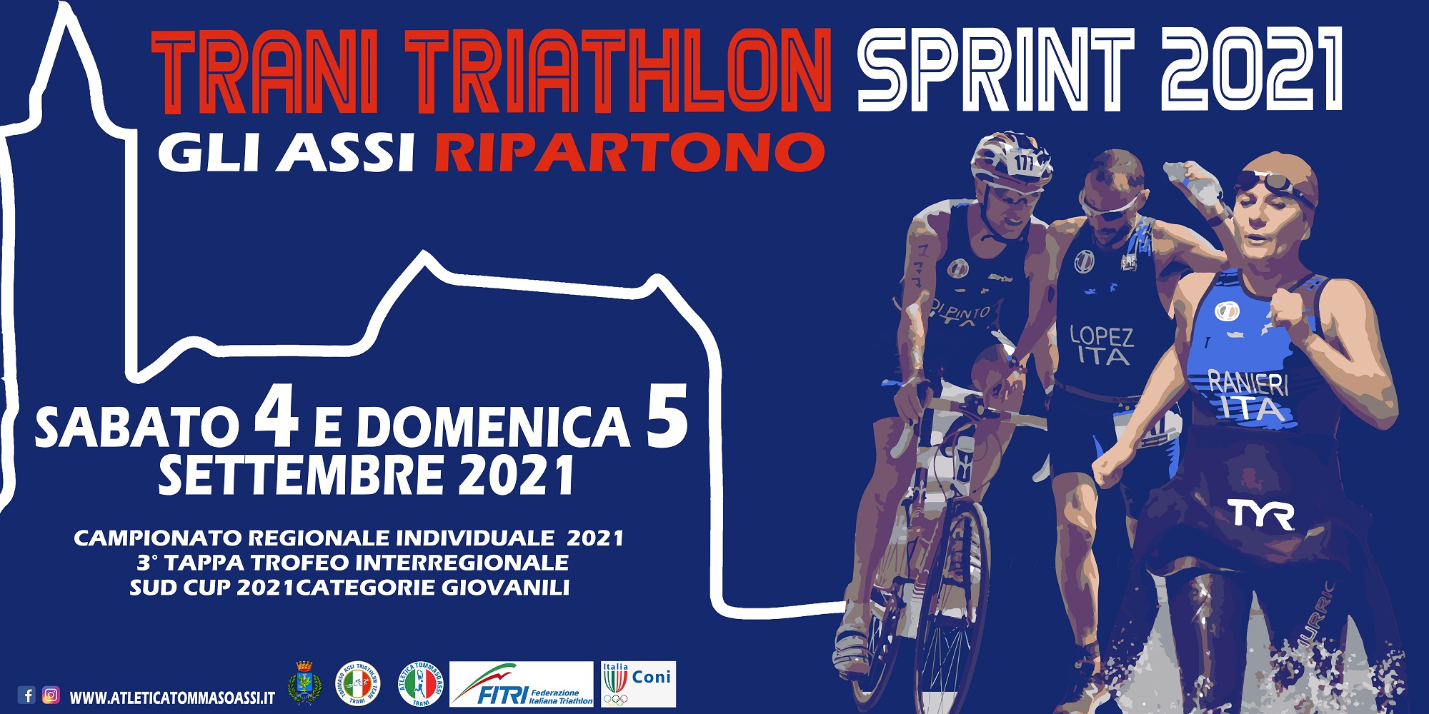 TRANI TRIATHLON SPRINT 4 e 5 settembre LR